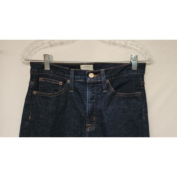 J.Crew High Rise Toothpick Skinny Blue Jeans Size 28 - Picture 4 of 6